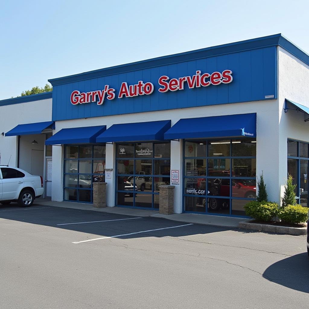 Garry's Auto Services Shop Front