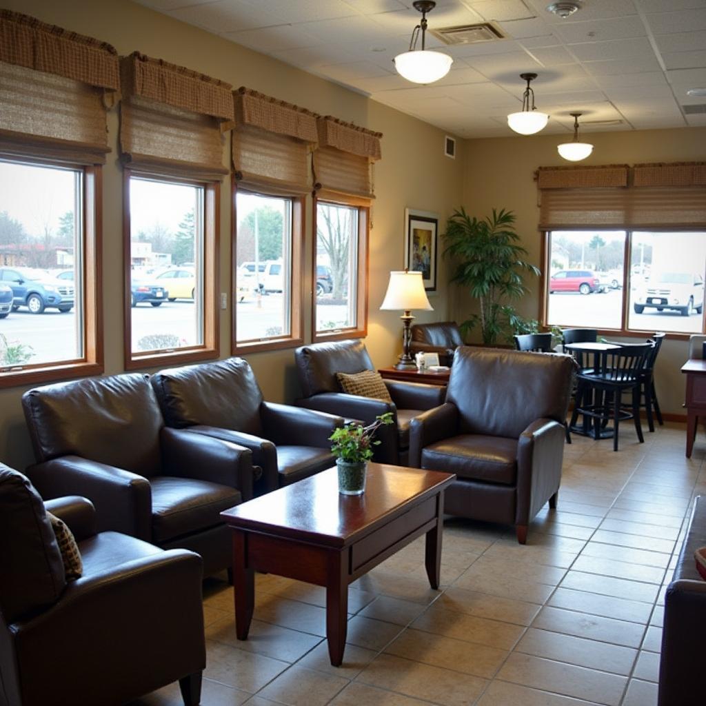 Comfortable waiting area at Gary's Fork Auto Service