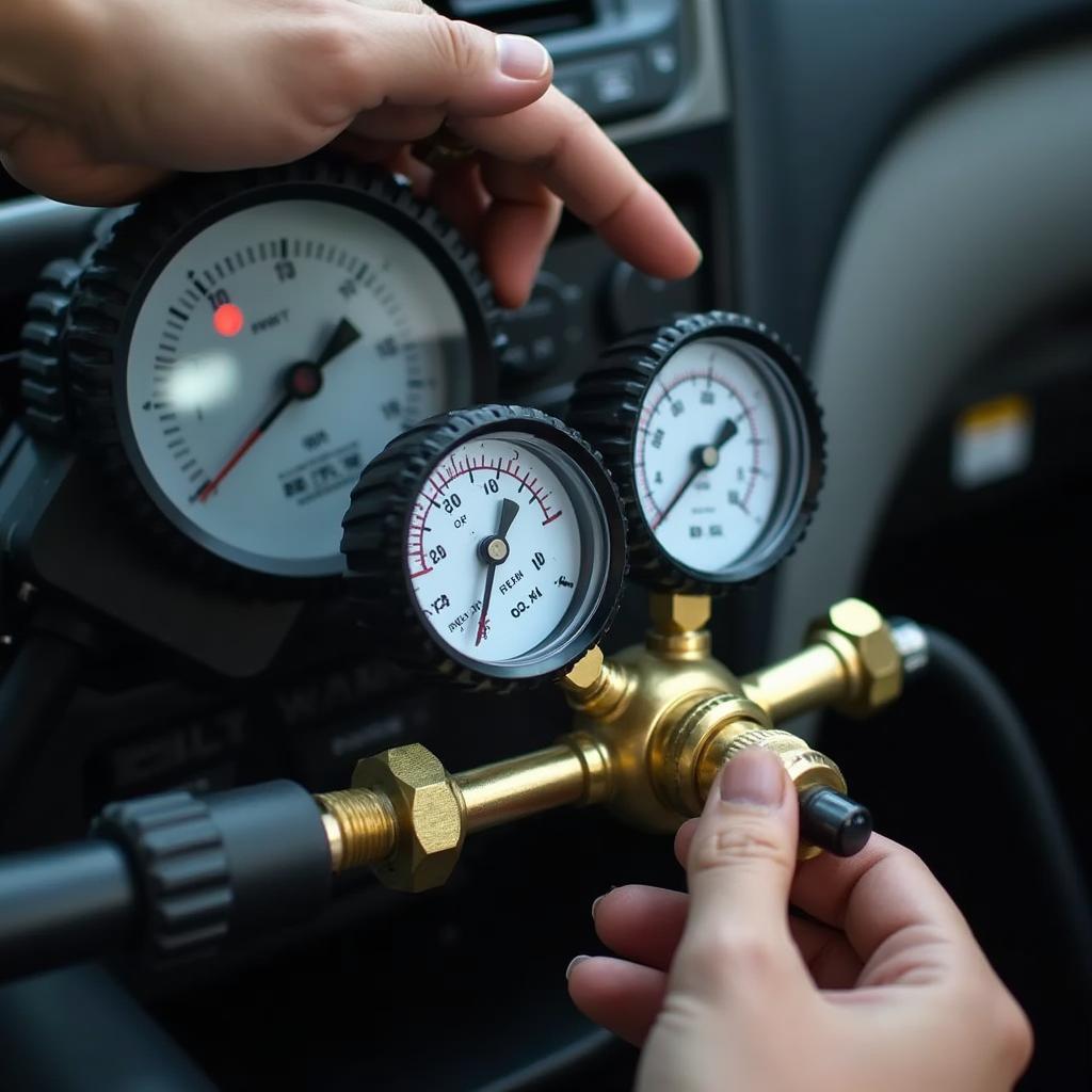 Auto AC Gauge Manifold Set