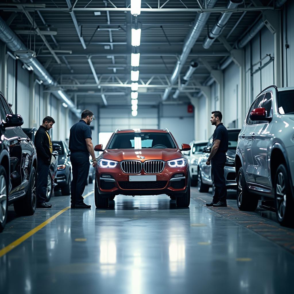 Modern Auto Service Shop in Germany