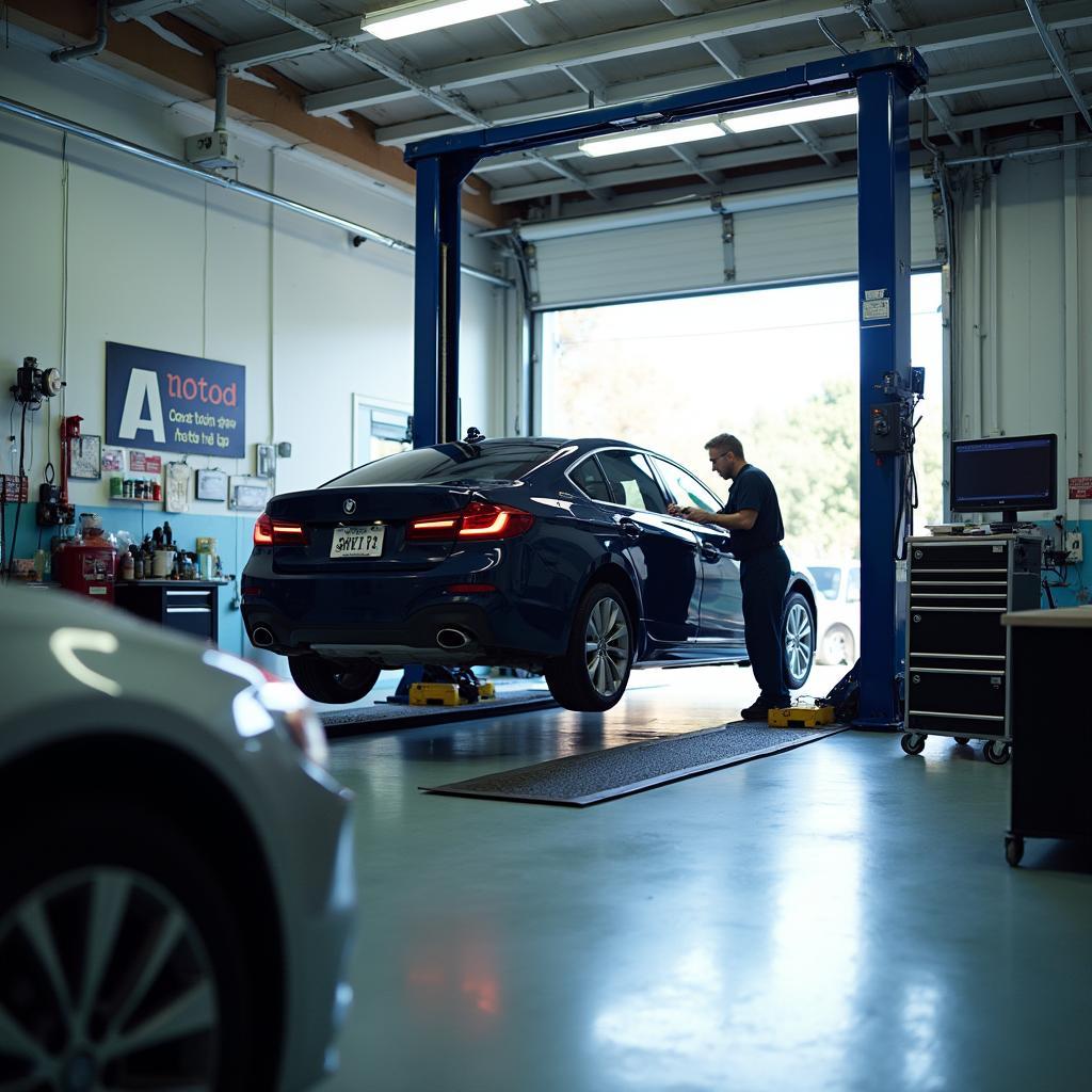 Modern auto repair shop in Germantown, MD