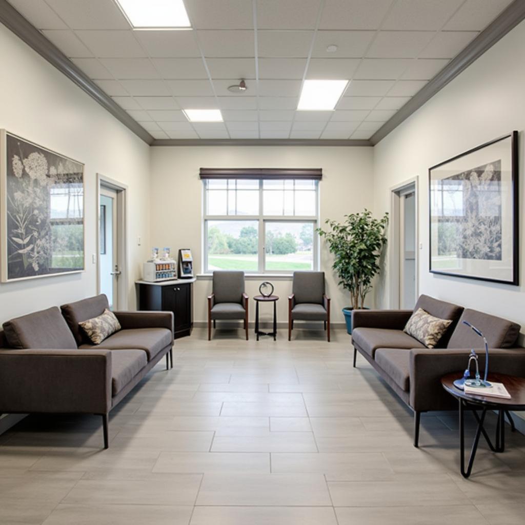 Comfortable and modern waiting area