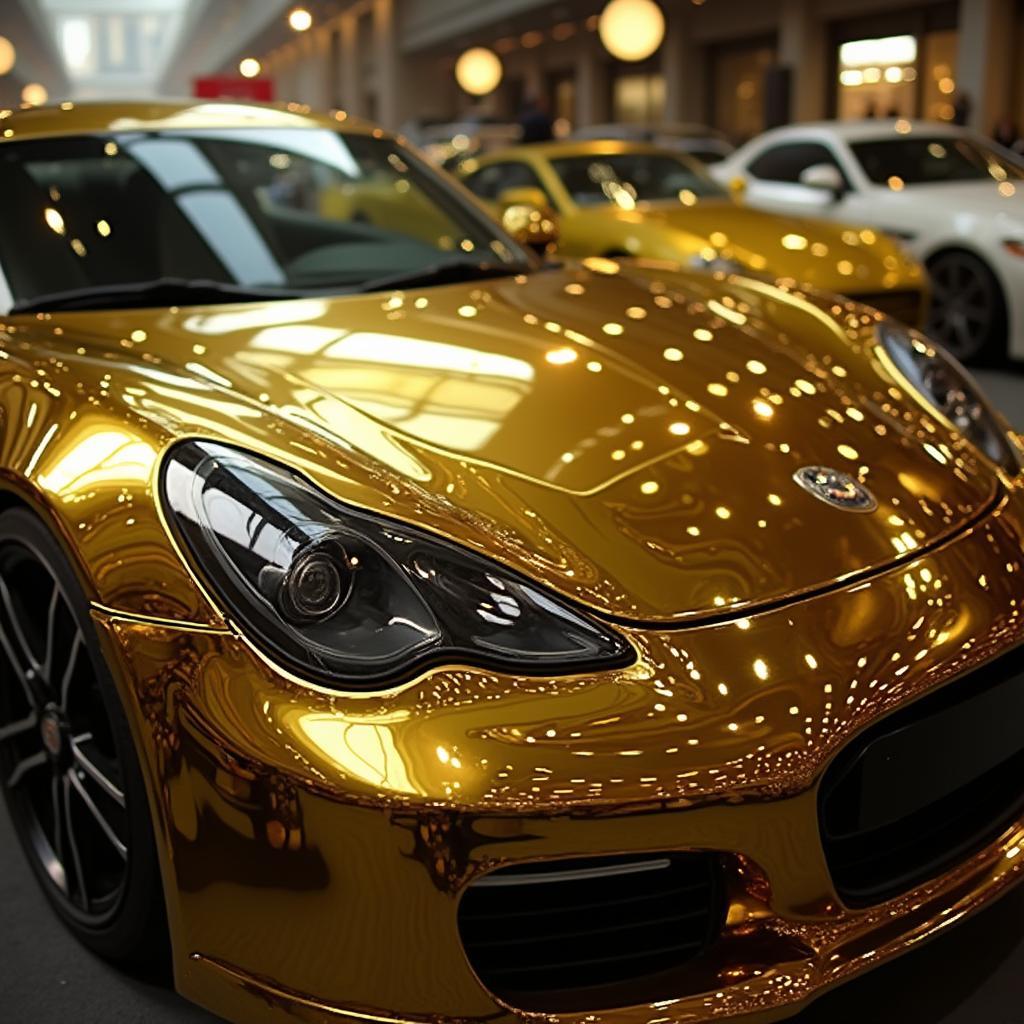 Gold Plated Car Exterior