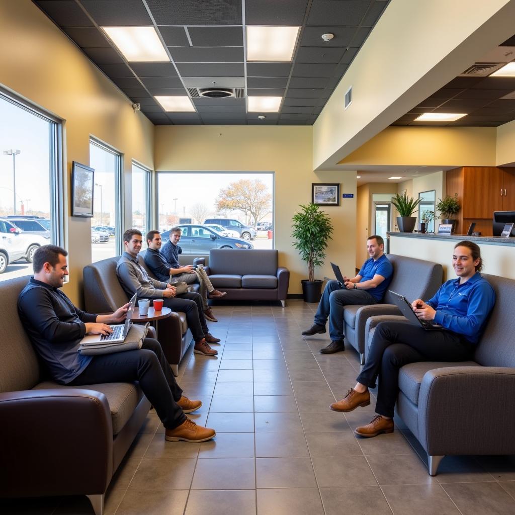 Comfortable Waiting Area at Goodyear Auto Service Center