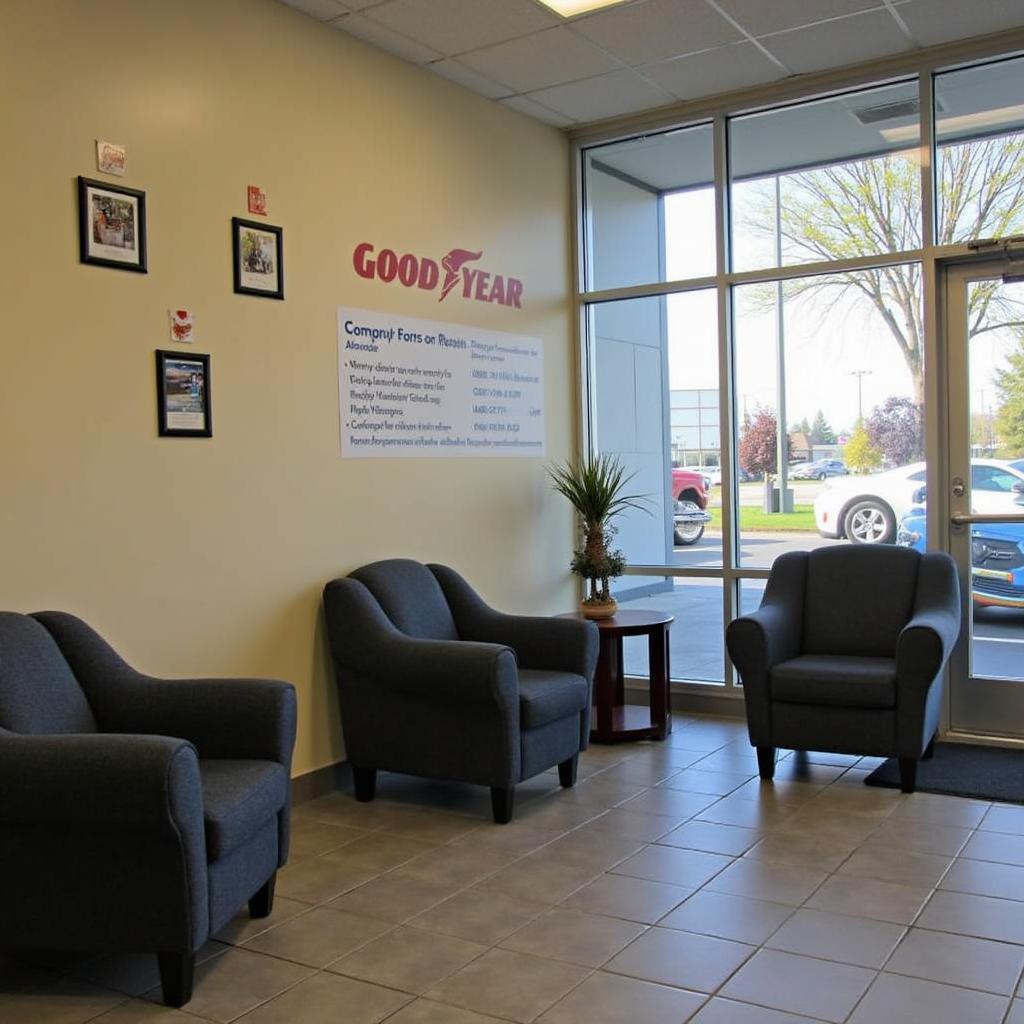 Comfortable Waiting Area at Goodyear Auto Service in Redmond