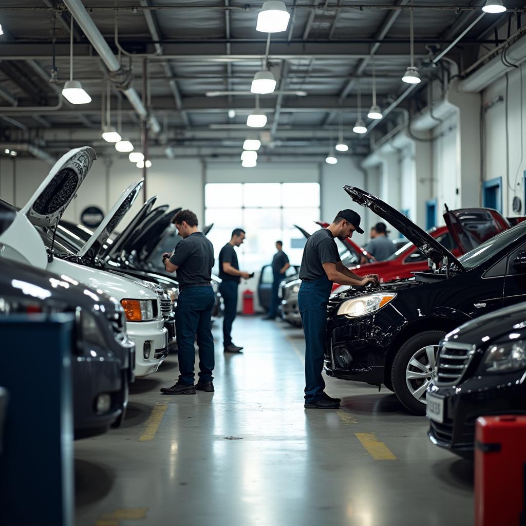 Car repair shop in Greenwood