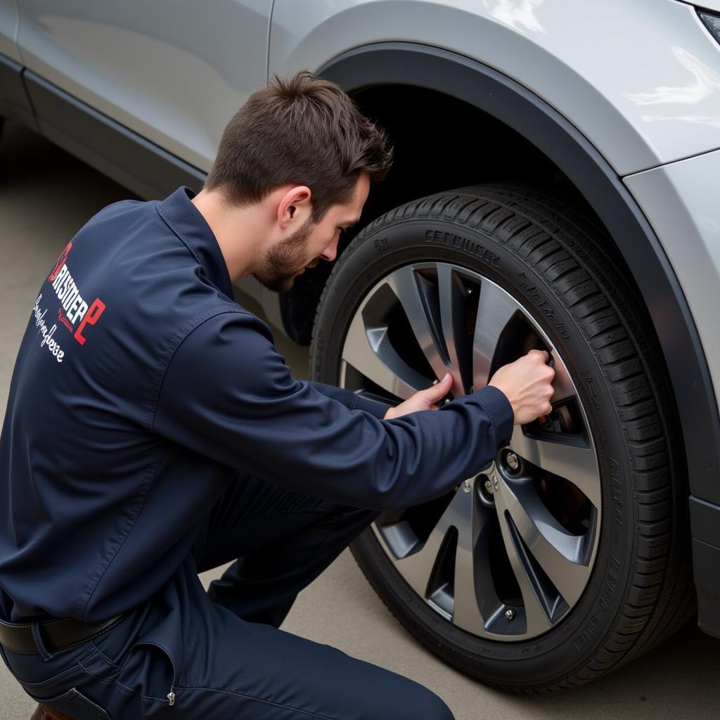 Grismer Tire and Auto Service Tire Installation