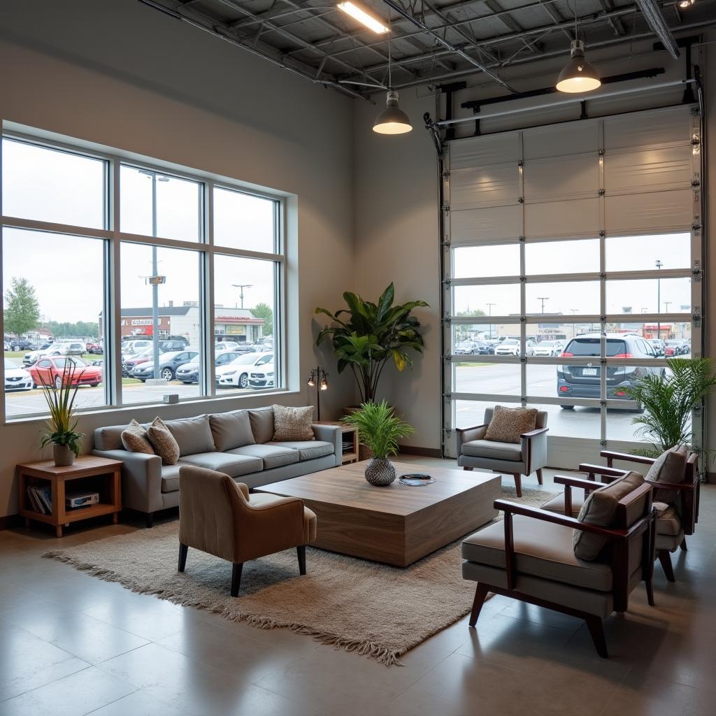 Comfortable Customer Lounge in Groton Auto Service