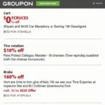 Groupon deals for car maintenance