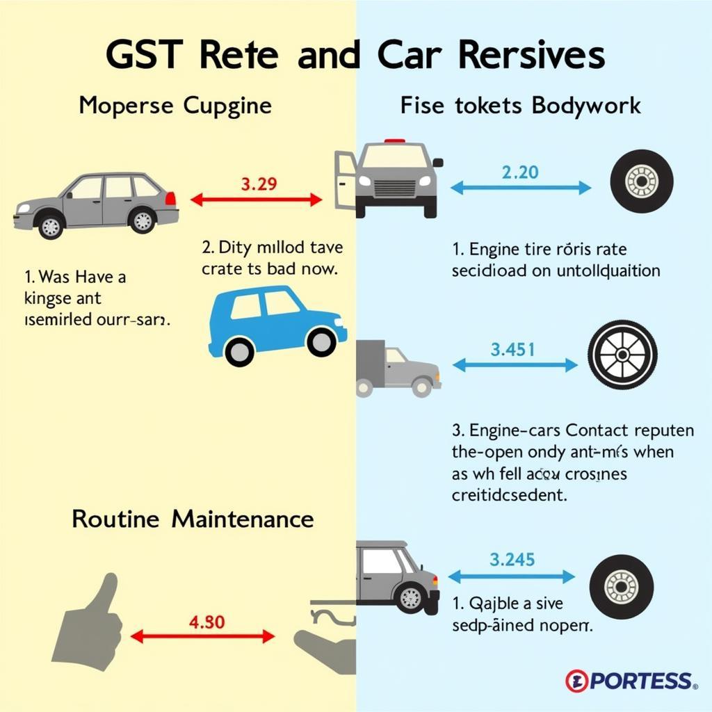 GST Rates for Different Car Repairs