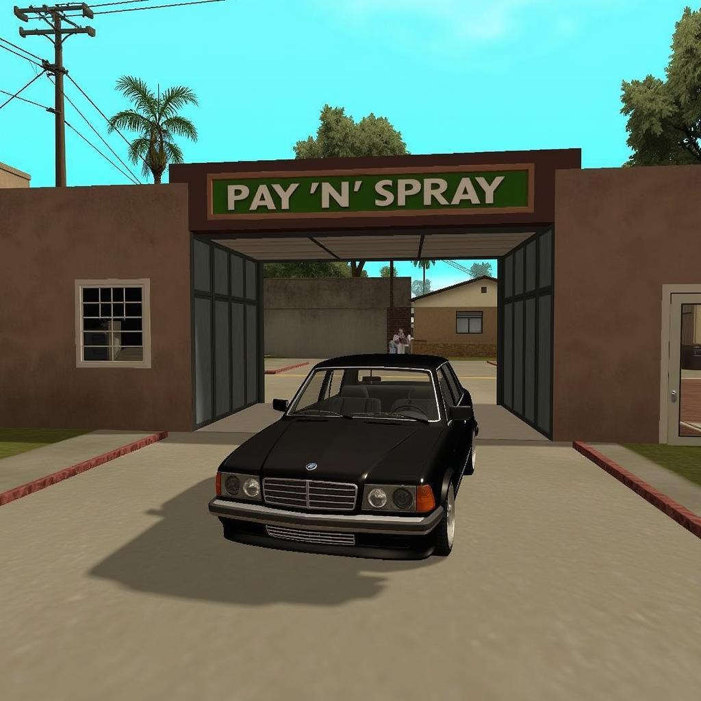 GTA San Andreas Pay 'n' Spray Car Repair