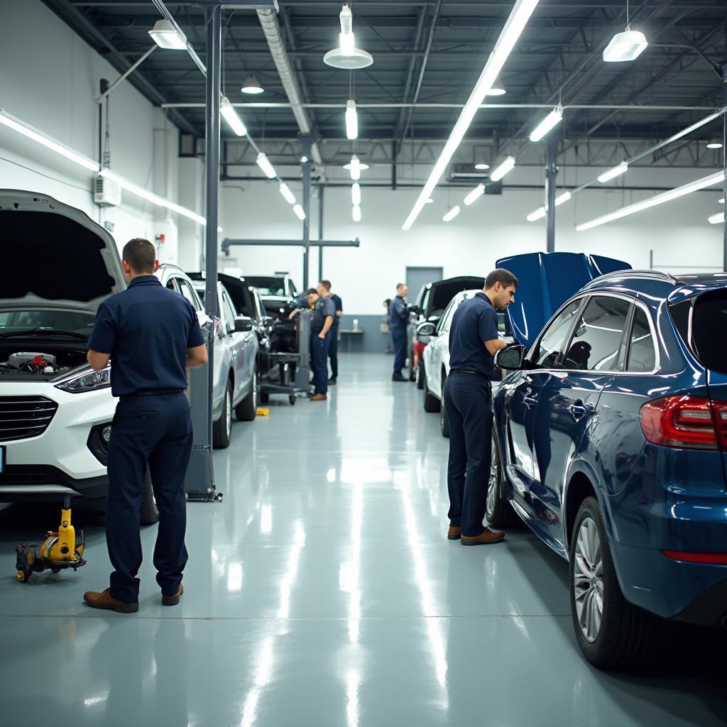 Modern Auto Shop in Hazelwood