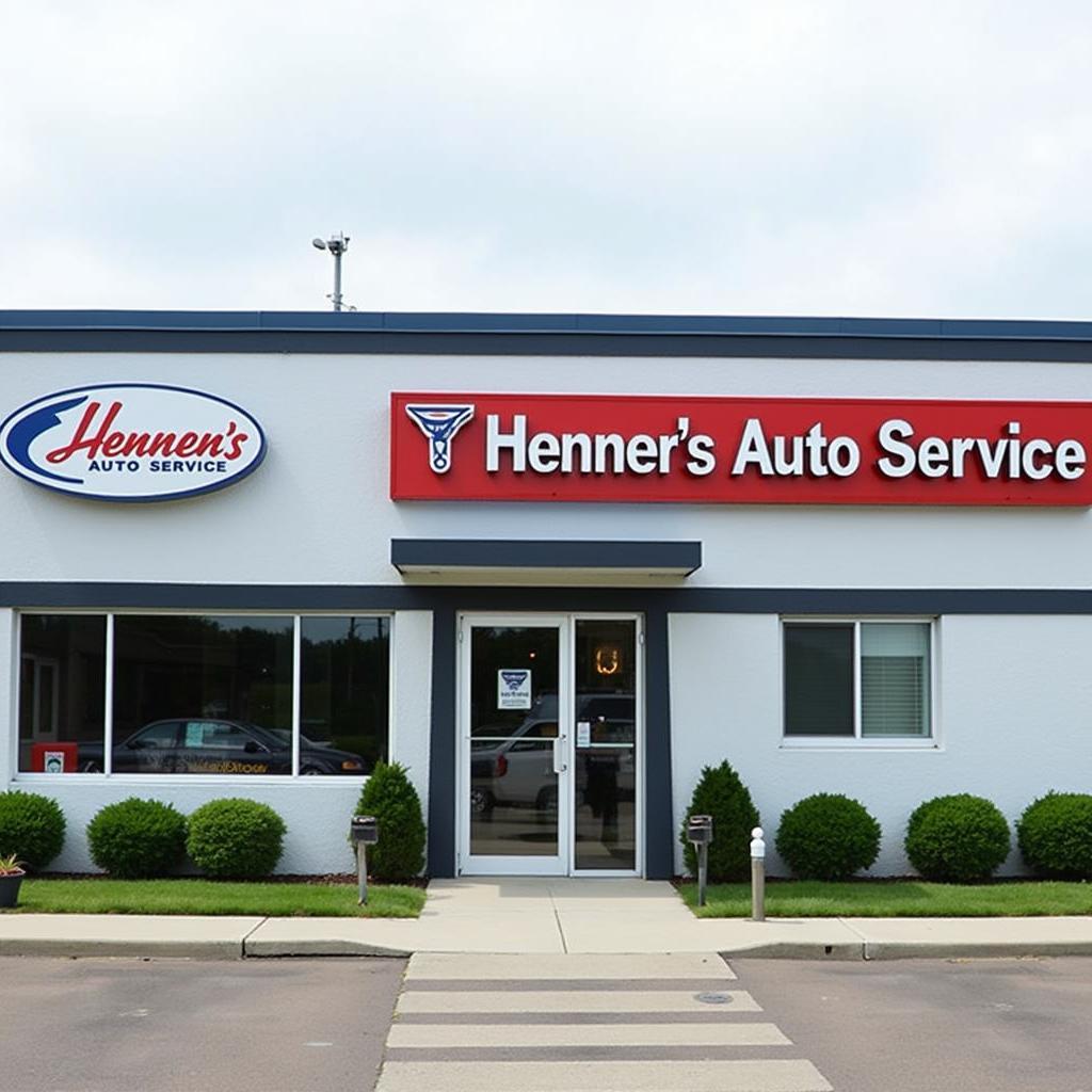 Hennen's Auto Service Shakopee MN Shop Front