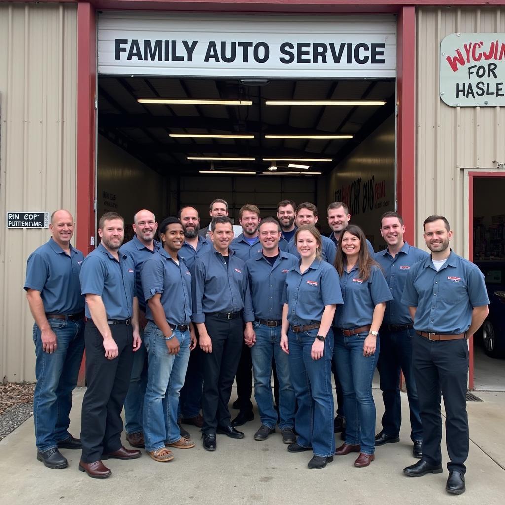 Hensley's Family Auto Service Team