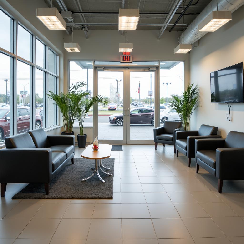 Comfortable Honda Service Center Waiting Area