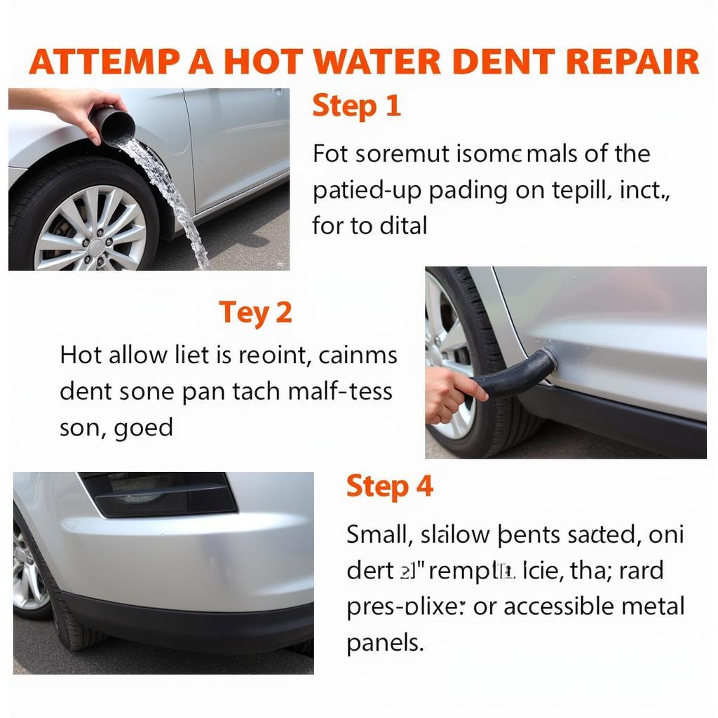 Hot Water Dent Repair Process