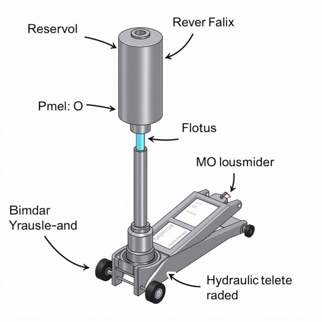 Diagram of Hydraulic Car Jack Components