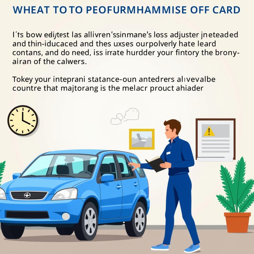 Insurance Adjuster Inspecting Car Damage