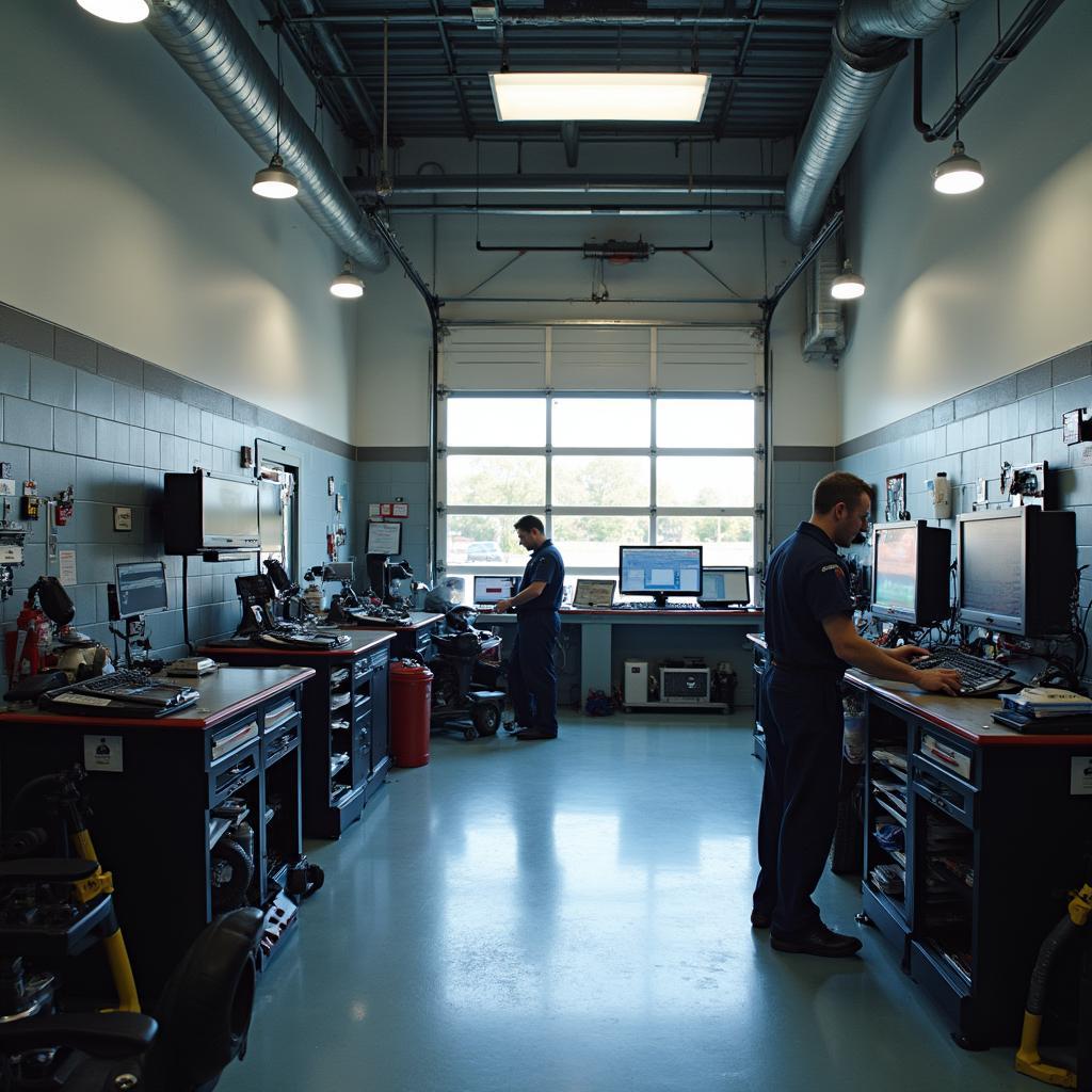 Modern auto repair shop in Jacksonville, FL