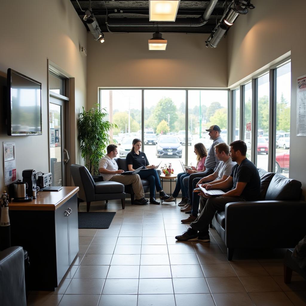 J&J Auto Service Center Waiting Area