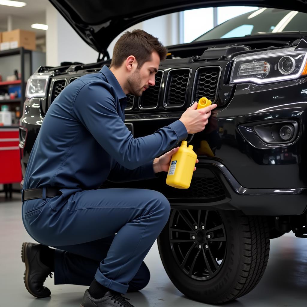 Jeep oil change