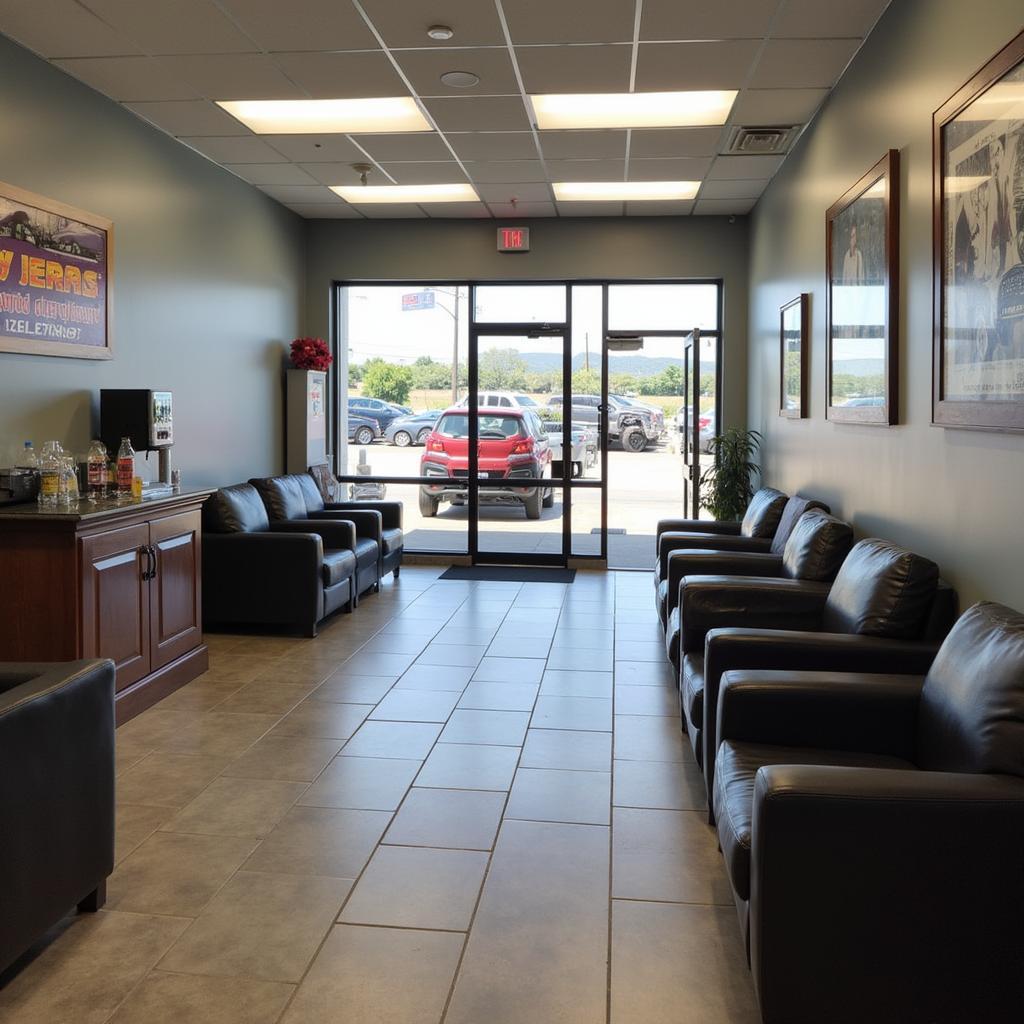 Comfortable Customer Waiting Area at Jerry & Son Auto Service