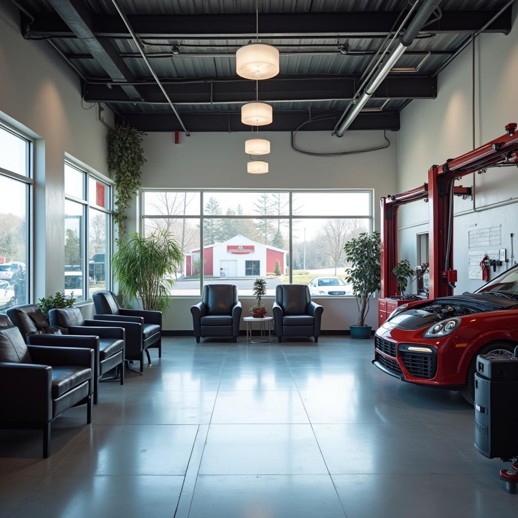 Joliet auto repair shop interior