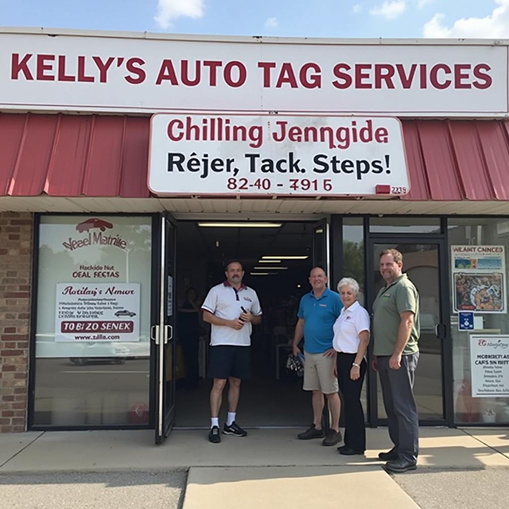 Kelly's Auto Tag Services Office