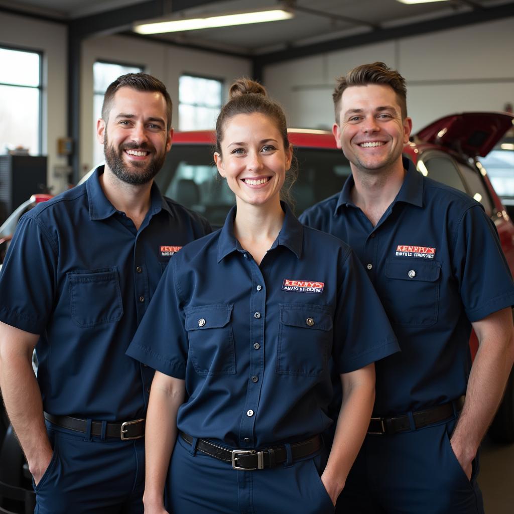 Kenny's Auto Service Team