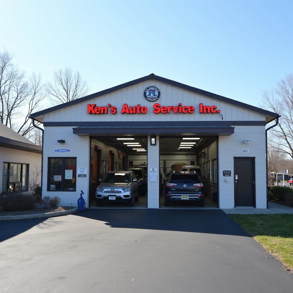 Ken's Auto Service Shop Front