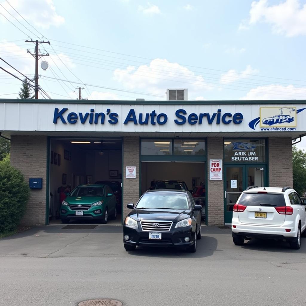 Kevin's Auto Service Shop Front