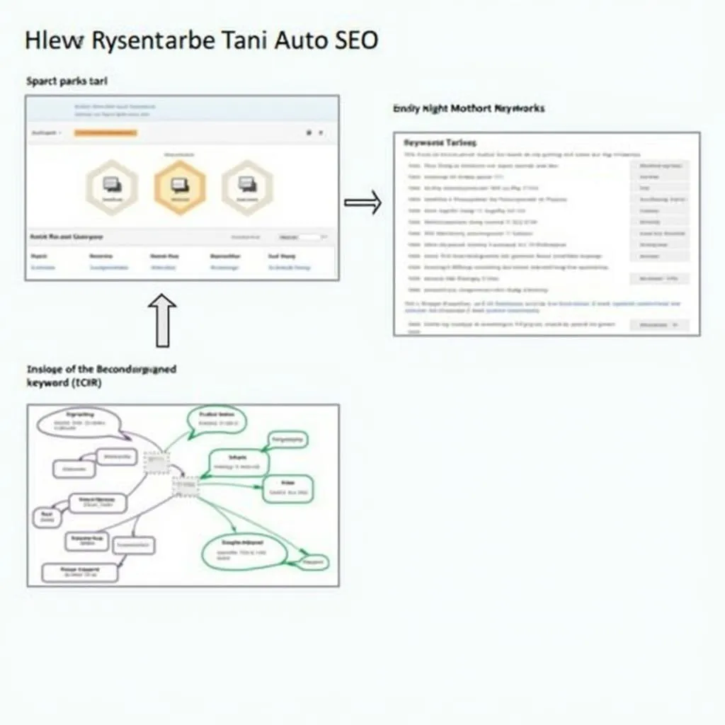 Example of keyword research for auto SEO