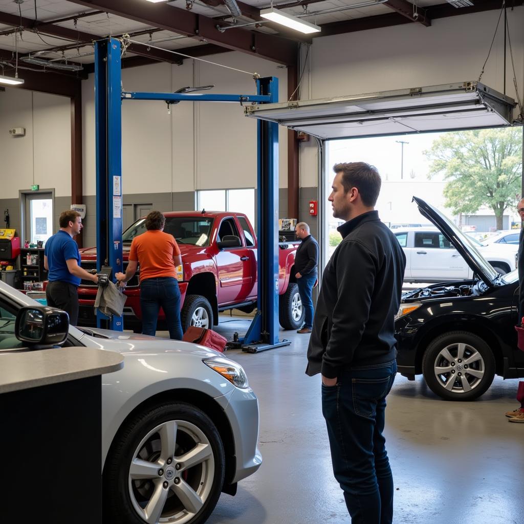 Knoxville Auto Service Repair Shop in Action