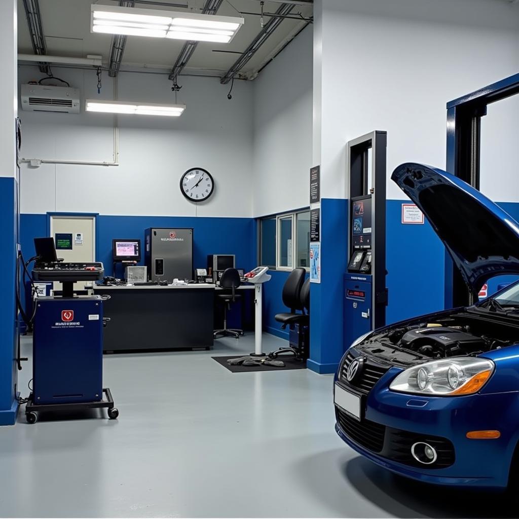 Modern Equipment at a Lagos Auto Service Centre