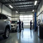 Lake County auto repair shop interior