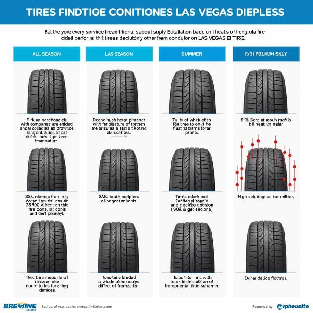 Different Tire Types for Las Vegas Roads