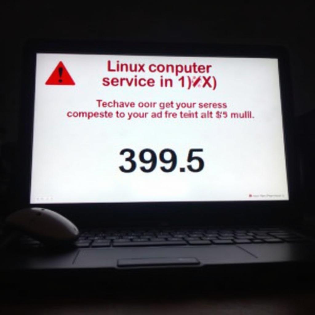 Linux computer service scam warning