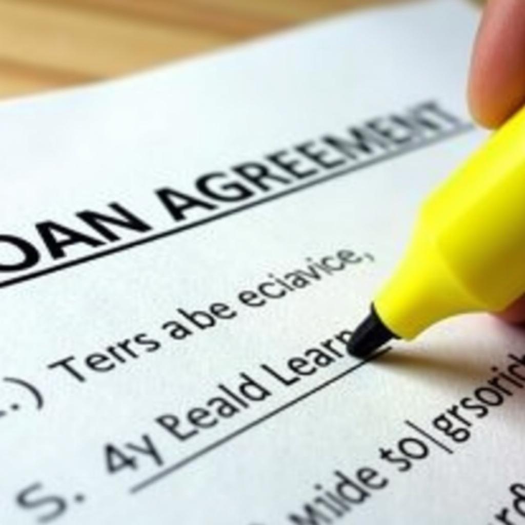 Loan Agreement Terms and Conditions