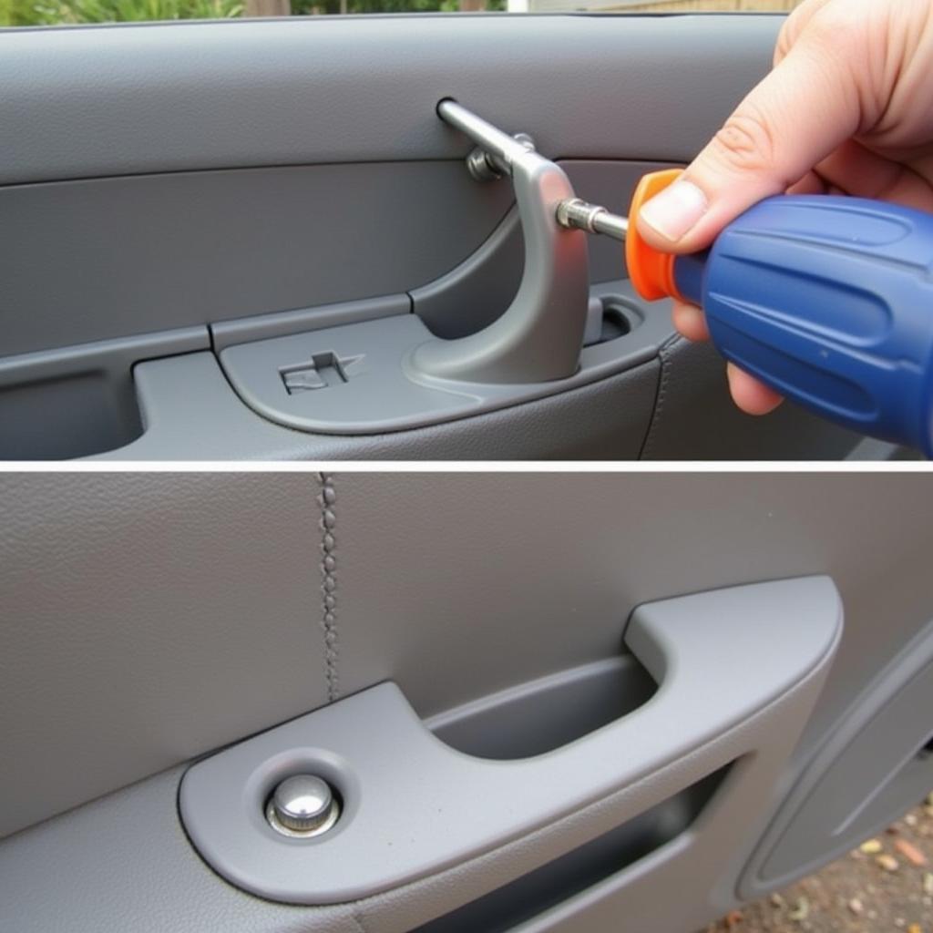 Repairing a Loose Car Door Handle