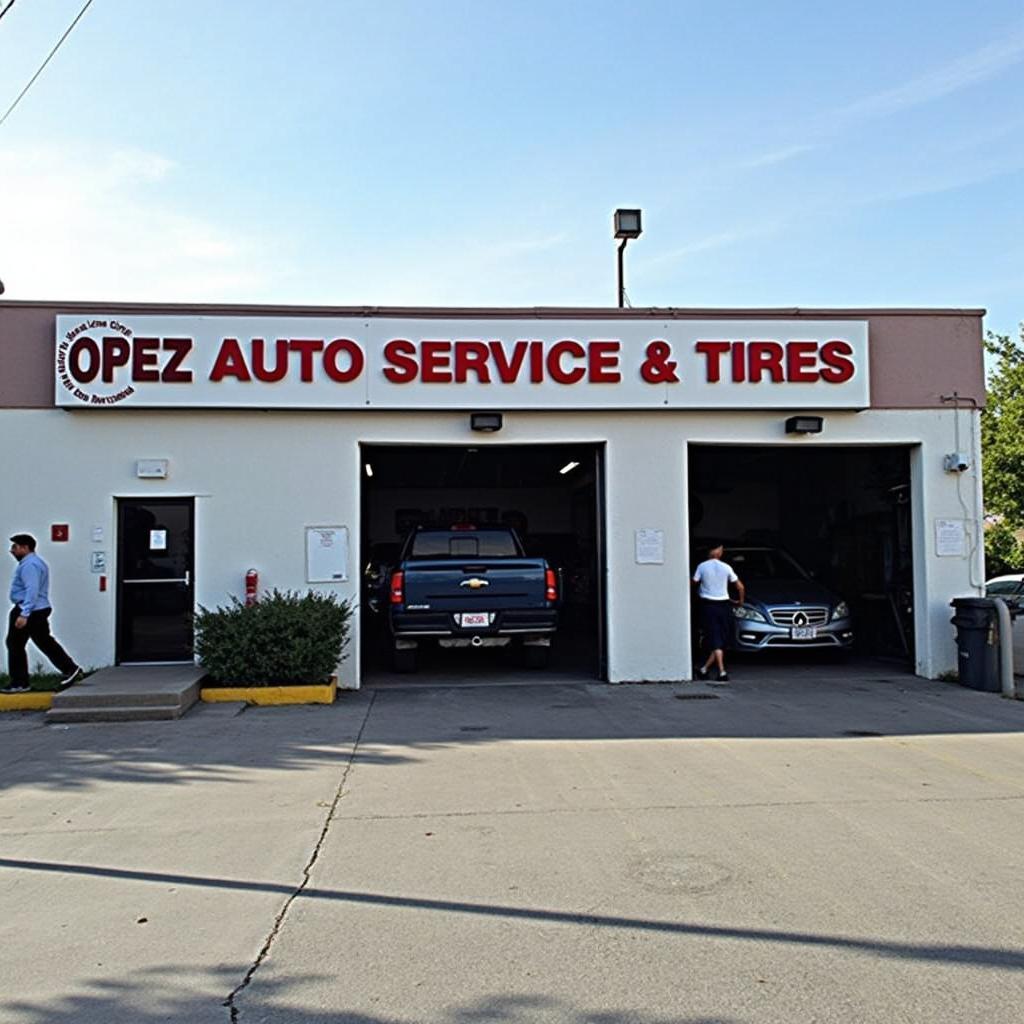 Lopez Auto Service Shop Front