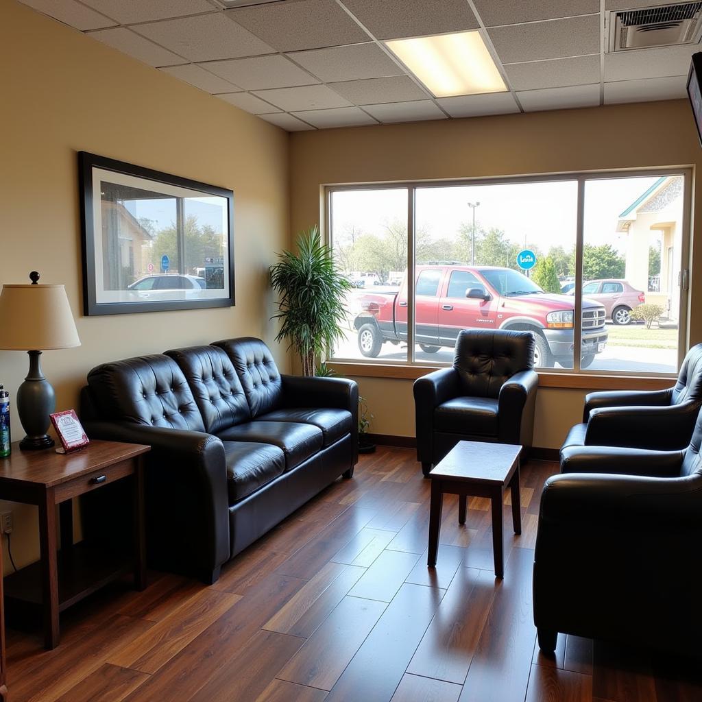 Comfortable Customer Lounge at Louie's Auto & Truck Service