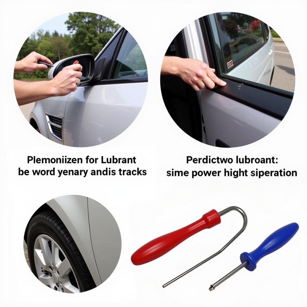 Lubricating Car Window Tracks for Smooth Operation