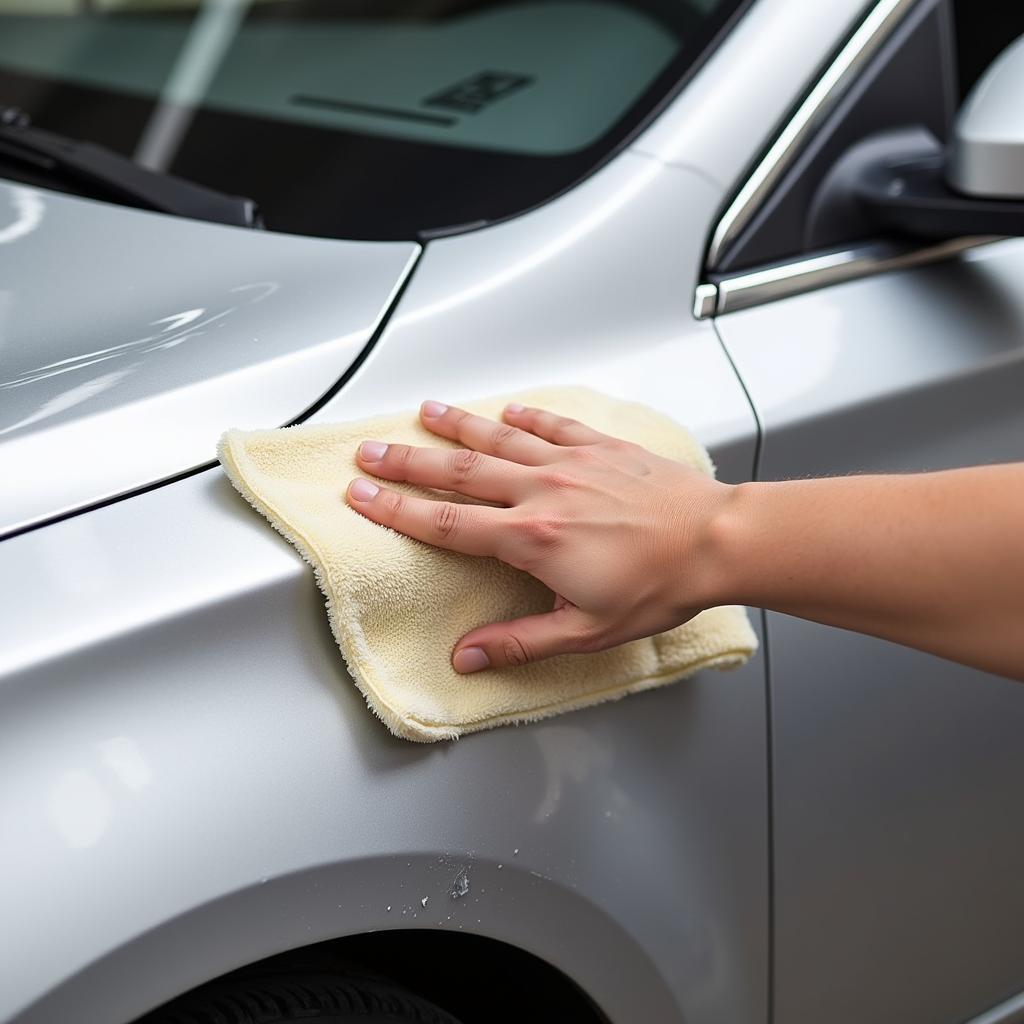 Maintaining Silver Car Paint with Wax