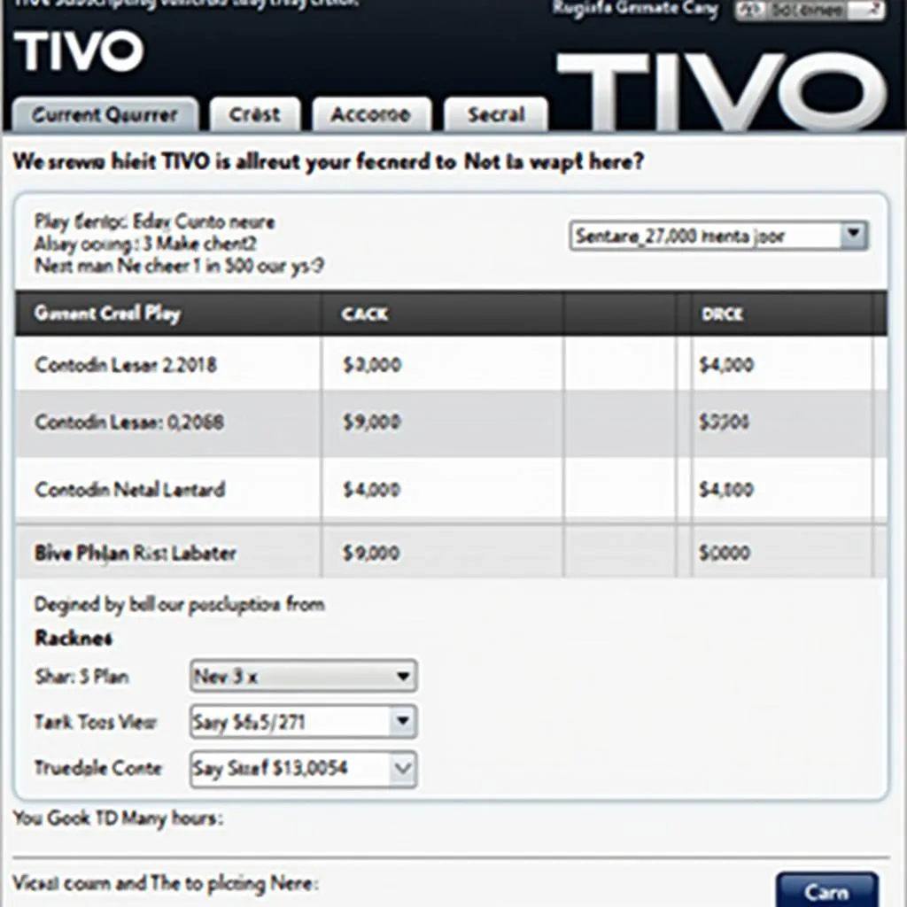 Manage Your TiVo Subscription Online