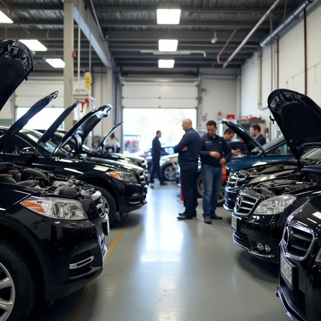 Modern Auto Repair Shop in Maplewood