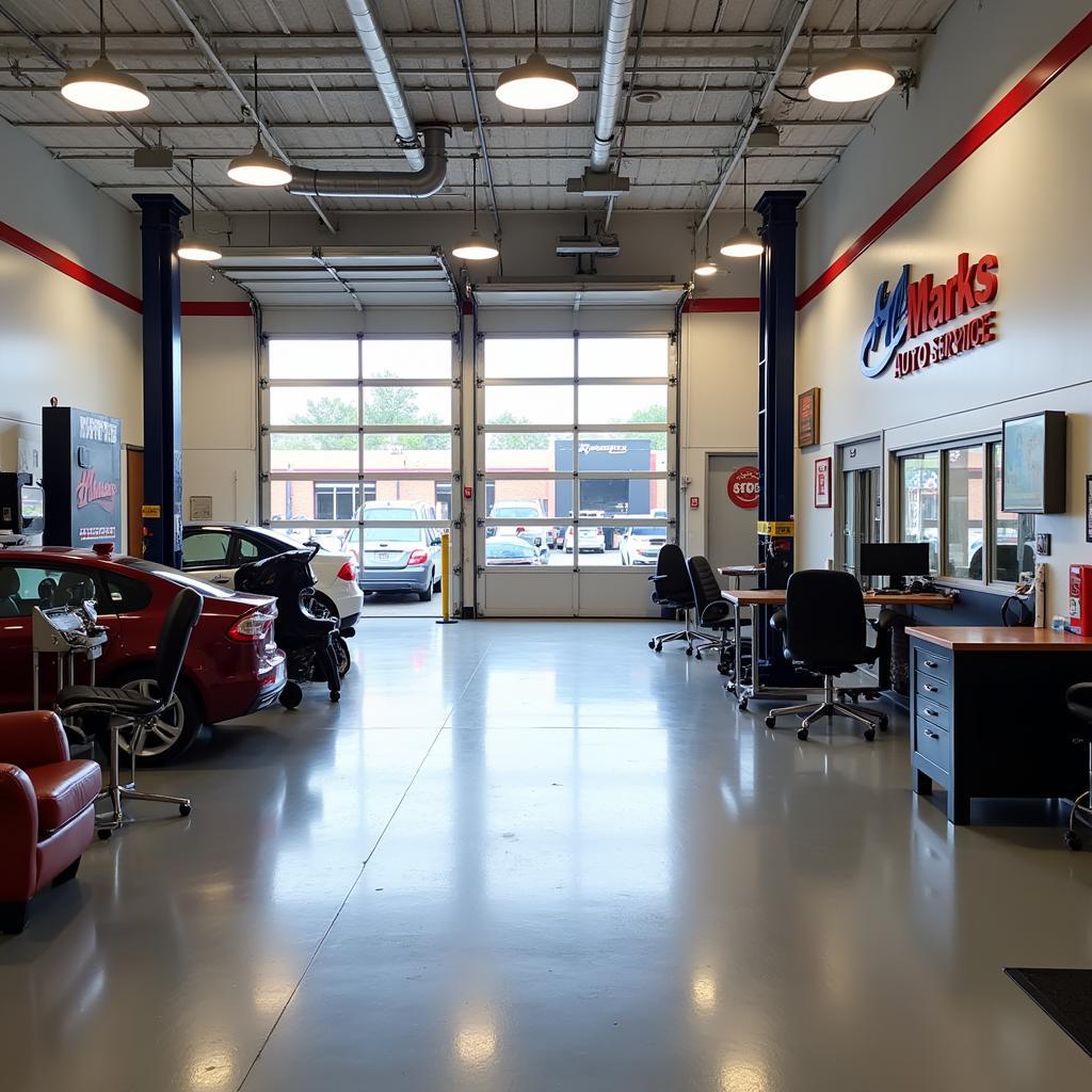 Inside Marks Auto Service of Rockford