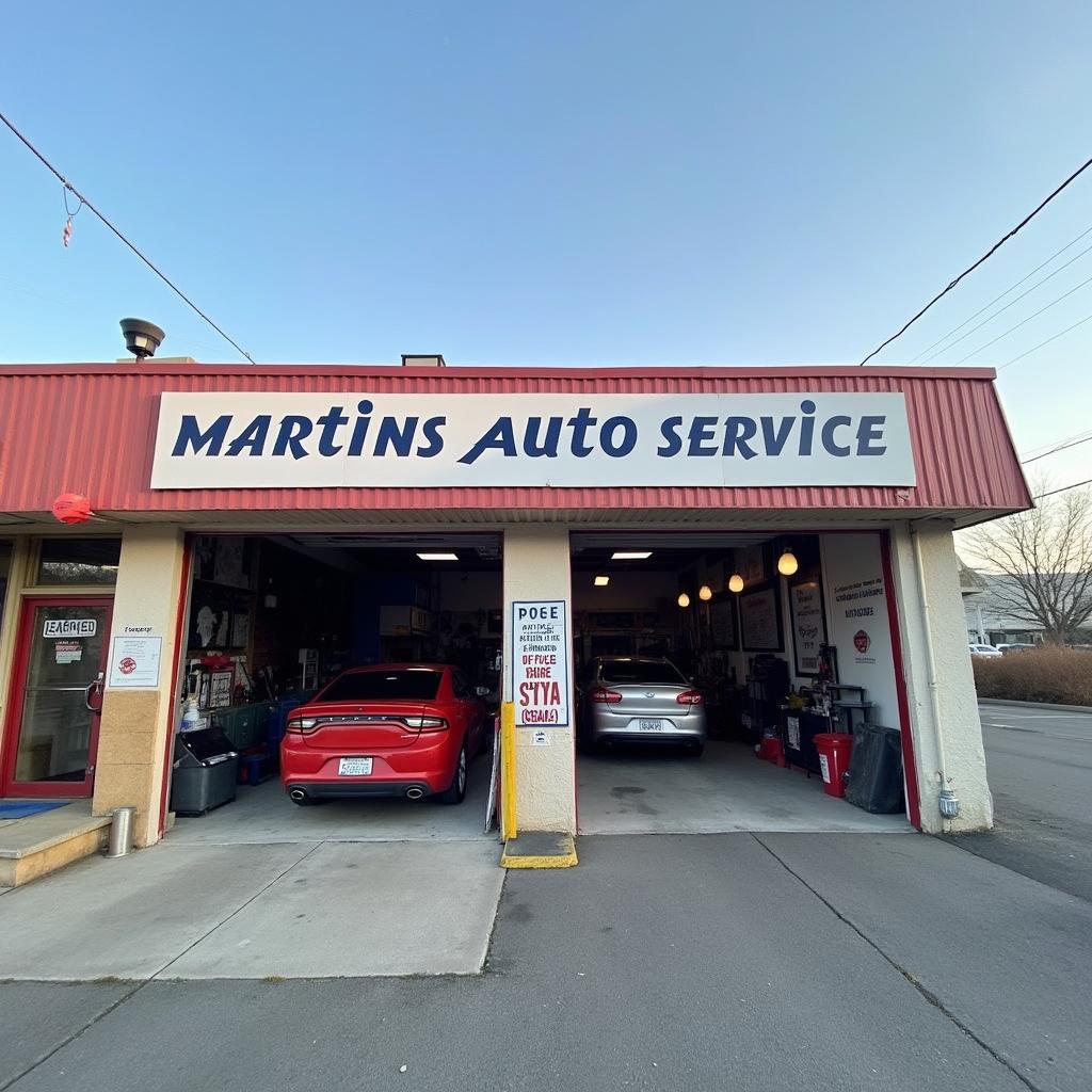 Martins Auto Service Spokane Shop Front