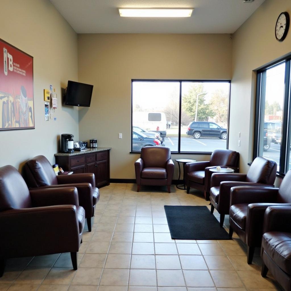 Martins Auto Service Spokane Waiting Area