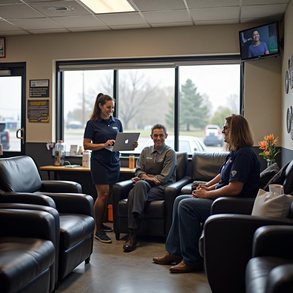 Martin's Tire and Auto Service Customer Waiting Area