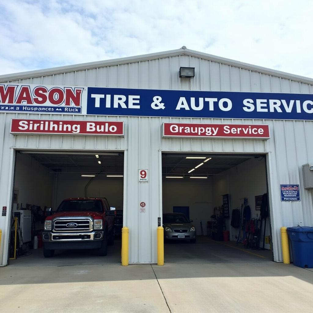 Mason Tire & Auto Service Shop Front